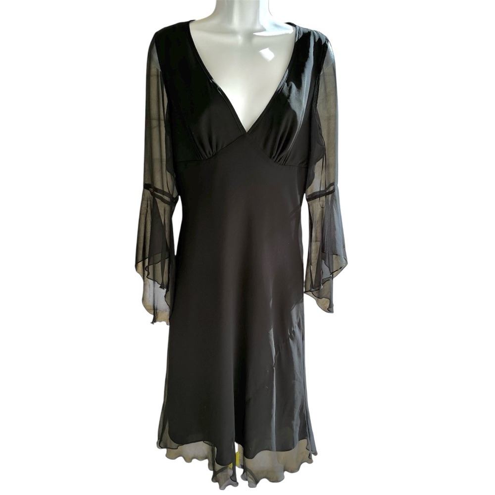 ABS Allen Schwartz Black Whimsigoth Dress
